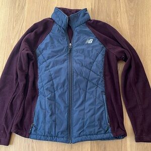 New Balance Women’s Jacket Soft Shell Fleece Zip Up